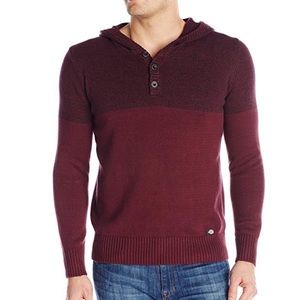 Dickies red burgundy sweater hoodie hooded cotton
